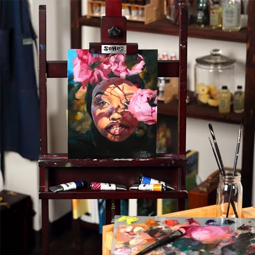 New York Central Portrait-Smooth Artist Canvas Panel 3x5 - Professional Quality 100% Cotton Canvas Panels for Painting - Ideal for Painting, Acrylics, Oils - size: 3x5"