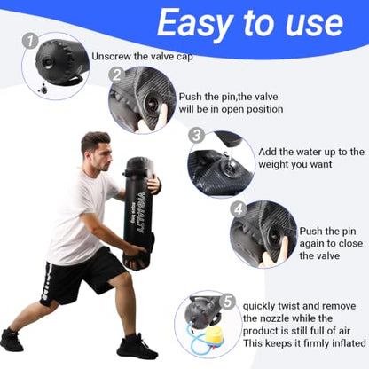 Heavy Aqua Bag - Water Weight Bag for Core & Balance Training Up to 49 lbs
