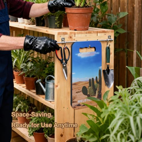 MELOTOUGH Garden Kneeling Pad, 1" Thick Soft NBR Foam Kneeling Pads for Gardening, Cleaning, Work - Lightweight & Comfortable, 15.75"x7.2" (Cactus) - color: Cactus