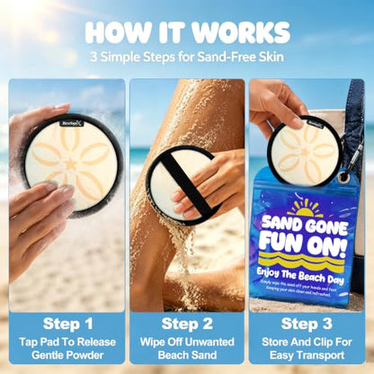 Sand Remover for Beach Towels - Soft Quick Clean Mitt for Kids & Adults | Removes Sand in Seconds,Gentle on Skin,Reusable & Washable,Beach Vacation Essential,Perfect for Beach, Pool & Camping - color: Yellow Flower