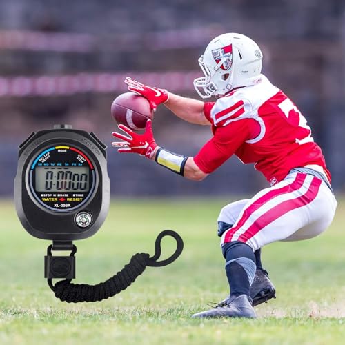 KingL Digital Stopwatch Timer - Interval Timer with Large Display. - style: style2-1pack/Black
