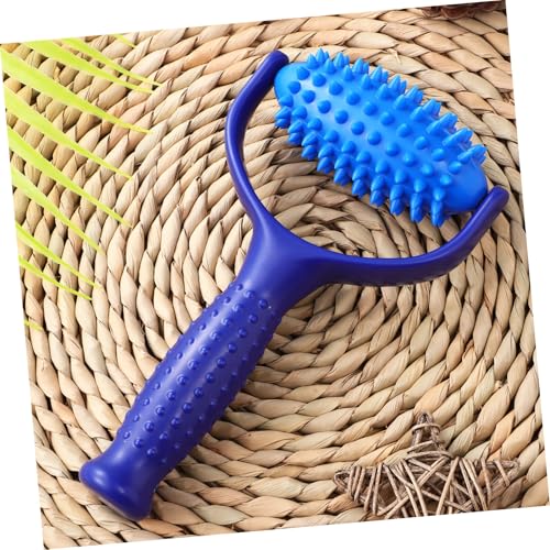 PRETYZOOM Handheld Roller Massager for Muscle Relief and Body Massage, Blue Abs PVC Yoga Massage Stick to Reduce Tension, Suitable for Body Parts, for Yoga Enthusiasts and Sedentary