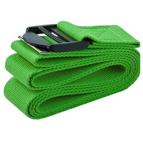 BalanceFrom 7-Piece Yoga Set with 71x24x0.5 Inches Extra Thick Mat and Carrying Sling – Includes 2 Blocks, Stretch Strap, 2 Towels, and Knee Pad for Home, Studio, and Gym Workouts - color: Green