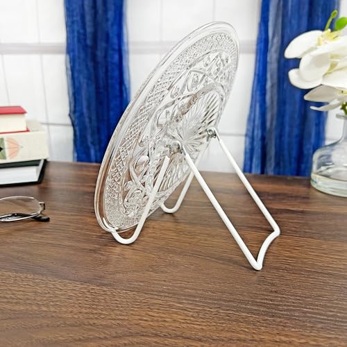 GIBSON HOLDERS 2A Adjustable White Wire Display Easel, 3.625" W x 4" D x 4.5" H, Pack of 6 - size: 6-Pack
