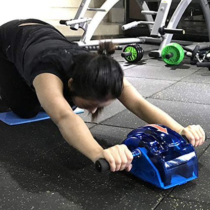 4 Wheel Ab Roller with Ergonomic Grip for Core & Ab Workout, Home Gym