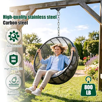 Heavy Punching Bag Hanger | Wall/Ceiling Mount Hook with 180° / 360° Rotation | Wood Beam Holder for Boxing, Weight Training, Aerial Yoga Swing & Hammock - size: 180°+ 360°rotation-A