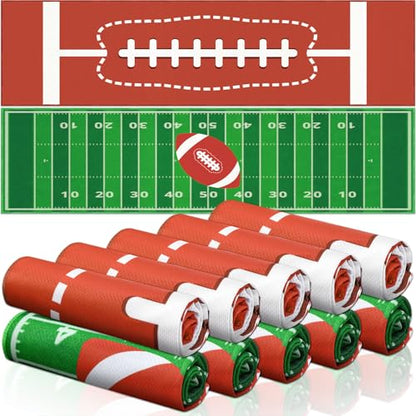 FuWeave 12 Pcs Brown Football Cooling Towels Gifts 40 X 12 Inch - color: Brown, size: 40 x 12 inches