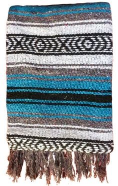 Yoga Mexican Blanket Throw - Beautiful, Bright and Comfortable Blanket Fair Trade000011