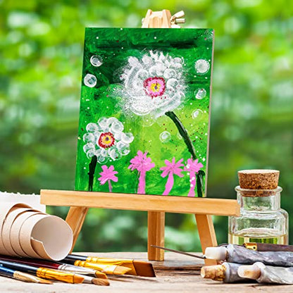 16 Pack Unfinished Wood Canvas Boards Blank Wooden Painting Panels Bulk for Deep Cradle Boards Painting Drawing Pouring Arts, Crafts, Paints and More (8 x 10 Inch, 11 x 14 Inch)