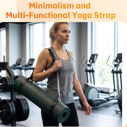 Yoga Mat Strap Compatible with Gaiam, No Mat Included