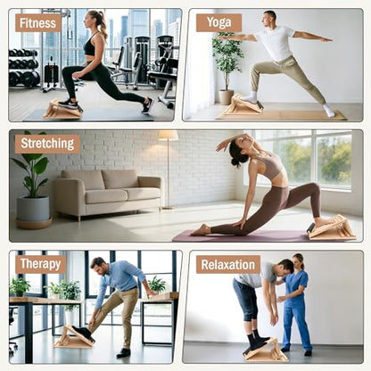 Wooden Slant Board, Incline Board for Leg Exercises