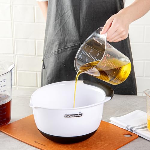 Restaurantware 1 qt Clear Plastic (Cups) Measuring Cup - size: 6.50" × 4.75" × 6.00"