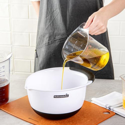 Restaurantware 1 qt Clear Plastic (Cups) Measuring Cup - size: 6.50" × 4.75" × 6.00"
