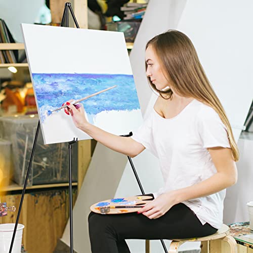 Easel Stand for Display, Aredy 63" Portable Painting Easel, Lightweight Metal Easels for Painting Canvas, Wedding Sign (4 Pack) - style: 4 pack