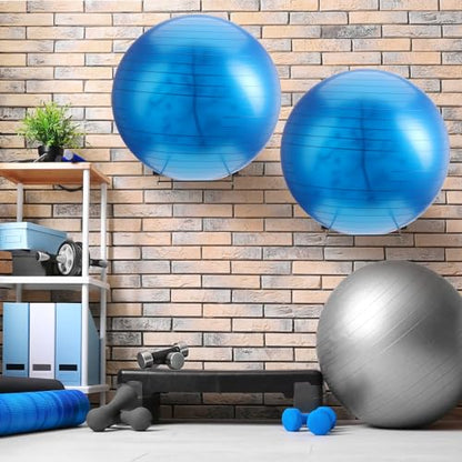 Threan Wall Mounted Yoga Ball Holder Large Yoga Ball Holder