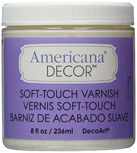 DecoArt Americana Decor Varnish 8oz, Soft Touch, White