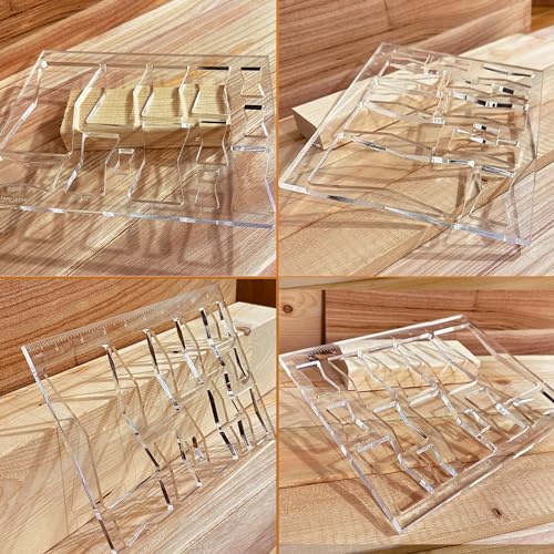 13-in-1 Woodworking Router Jig Kit - Bowtie, Butterfly Inlay & Decorative Templates - 10 x 7.9 inches - style: 1 Pack Butterfly