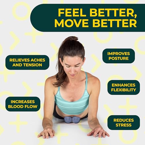 Deep Recovery Yoga Deep Tissue Massage Ball Set, Firm Density – 2.9-Inch Myofascial Release Balls for Feet, Back, Neck, Legs & Arms – Trigger Point & Mobility Therapy (2-Pack) - style: Firm