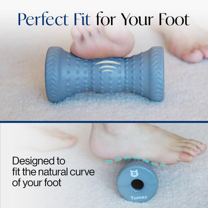 Tumaz Foot Roller for Deep Tissue Massage & Reflexology - color: Gray