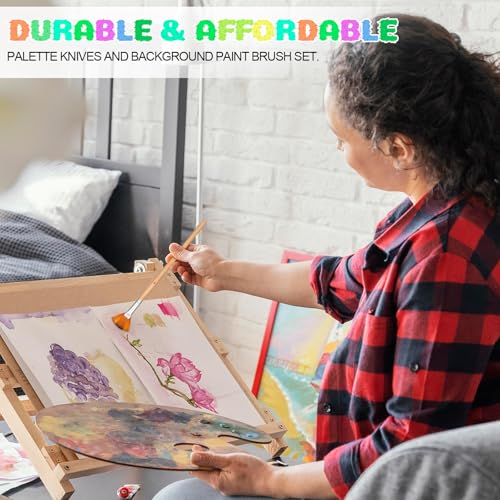Giantree 5Pcs Painting Knife Set, Palette Knife Oil Paint Brushes Sets, Oil Painting Supplies Painting Kit, Pallet Knife Paint Knife Pallet Knife for Acrylic Paint for Oil Canvas Acrylic Painting
