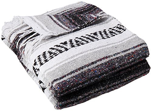 YogaDirect Deluxe Mexican Yoga Blanket - color: Gray
