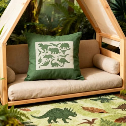 TIAMECH A4 Reusable Prehistoric Dinosaurs Stencil for Painting | Jurassic Dino Layering Template, DIY Wall Art, Wood Furniture, Scrapbook & Crafts (8.3x11.7inch) - style: Prehistoric Dinosaurs