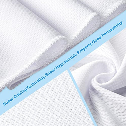 Sublimation Cooling Towels 40" x 12" Breathable Soft Ice Towel Chilly Yoga Towel Microfiber Gym Towels Workout Towel for Neck and Face for Yoga, Sports, Golf, Gym, Camping, Running, Hiking