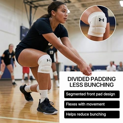 Under Armour Volleyball Knee Pads, Set of 2 - color: White, size: Medium