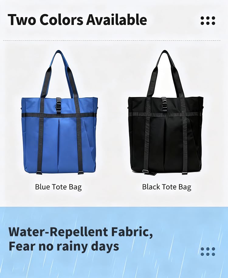 SSZYace 35L Tennis Tote Bag Waterproof Shoe Compartment for Gym Travel Work | detachable strap yoga mat holder vented shoe pocket waterproof luggage strap tennis pickleball padel racket gym work travel