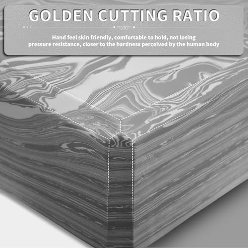 2-Pack Yoga Blocks, High-Density 9"x6"x3" Yoga Brick Foam Blocks Non-Slip EVA Foam Block Yoga Props Accessories for Yoga Pilates Stretching and Meditation - color: Camo Grey