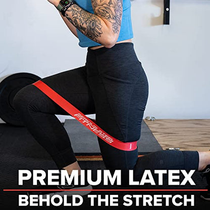 Serious Steel Fitness Mini Resistance Loop Bands | Rehab and Prehab Stretch Bands | 12" Exercise Workout Bands (Sets of 5 Pack and Sets of 10 Pack Trainer Options Available!) - color: 12" Mini Bands