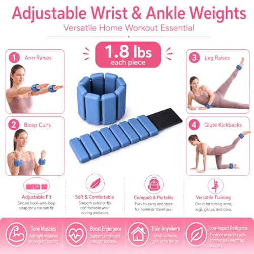 Home Pilates Kit Pilates Equipment Set for Women, Pilates Essentials Kit - color: Sky Blue - 13 Pieces Kit