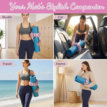 Yoga Scrunchie Style Yoga Strap yoga Mat Holder yoga Accessories