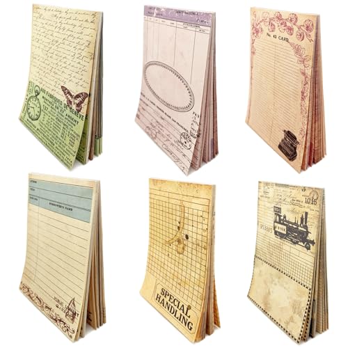 180pcs Vintage Craft Paper for Scrapbook Junk Journal | 3.9 x 5.1 inches, Decorative Supplies for Scrapbooking Planners Album Collage Card Embe Making