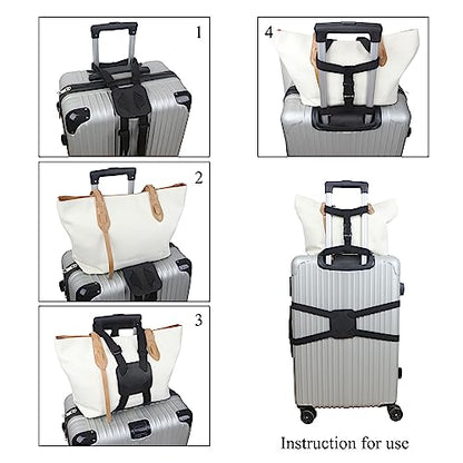 Luggage Straps for suitcases，Luggage Straps Bag Bungee， LAdd a Bag Easy to Travel Suitcase Elastic Strap Belt (Blue Luggage strap-1PCS) - color: Blue luggage strap