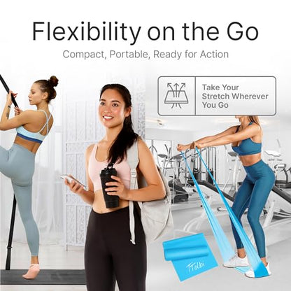Leg Stretcher Strap with Door Anchor and Resistance Band, Splits Trainer | Home Flexibility Trainer for Splits, Ballet, Dance, Cheer, Yoga, Gymnastics, Pole and Taekwondo, Kids to Adults, All Levels - color: Classic Black