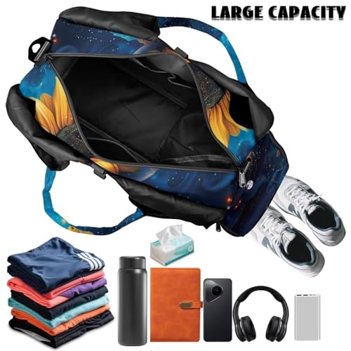 Yoga Mat Bag for Men Women Canvas Yoga Mat Carrier Take In Out Mat Easily for Beach Swim Bags Pool Sports Gym - color: Blue Butterfly