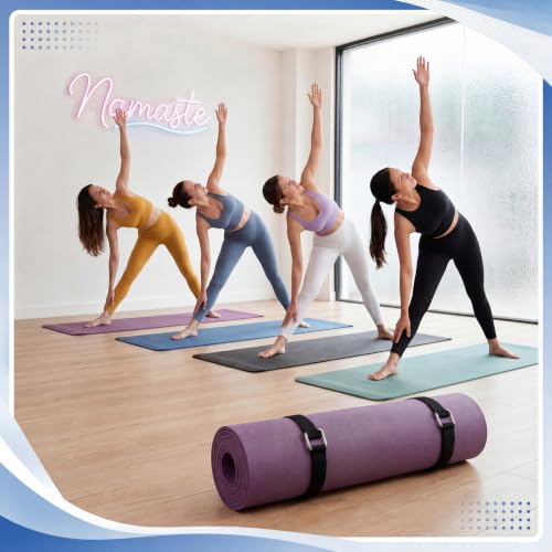 50 Pcs Nylon Hook and Loop Cinch Straps, 12 Inch Adjustable Securing Straps with Metal Buckle Bulk, Reusable Multi Webbing for Wedding, Wire Yoga Mats, Bike