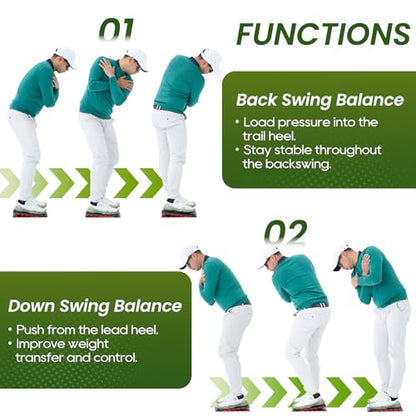 Golf Pressure Plate Training Aid, Adjustable Balance Board