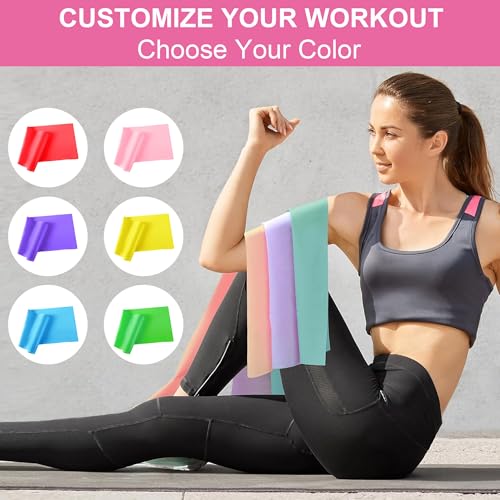 2Pcs Professional Resistance Bands. Latex-Free, Elastic Band, Work Out Bands, Stretch Bands for Working Out Women or Men, Exercise Bands Set for Physical Therapy, Yoga, Pilates