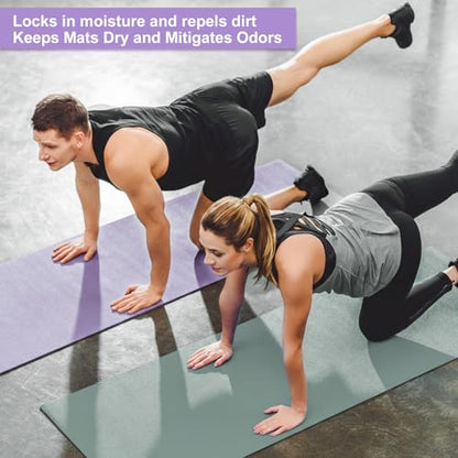 Funtery 3 mm Thin Yoga Mats Bulk, 68 x 24 in - color: Morandi Colors