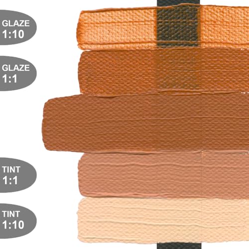 GOLDEN Heavy Body Acrylics, Mars Yellow, 5 fl. oz. Tube | Artist grade acrylic paint with rich pigment load and a thick body that retains texture and toolmarks.