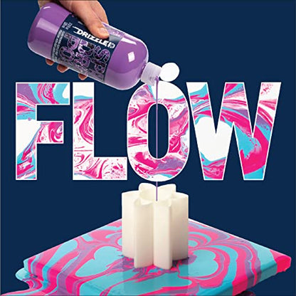 FolkArt Drizzle Open Pour Cup, Flower Pour Cup Perfect for Fluid Paint Pouring Arts and Crafts Projects, 50423 - style: Flower Pour Cup