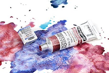 Schmincke - HORADAM® AQUARELL, Super Granulation, 14 964 006 Glacier Brown, 15 ml tube, very strong granulating colors, finest, super granulating watercolors