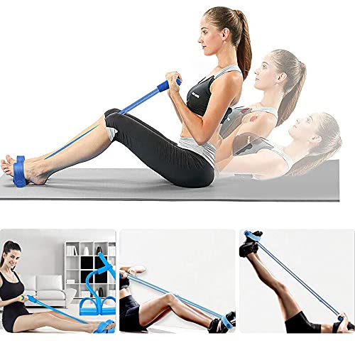 Yoga Mat Set for Beginners,Yoga Mat with Carrying Strap,Yoga Blocks 2 Pack with Yoga Strap,Yoga Ball,Ankle Puller,11-Piece Yoga Kits and Sets for Beginners,Yoga Starter Kit for Women Men - color: Blue