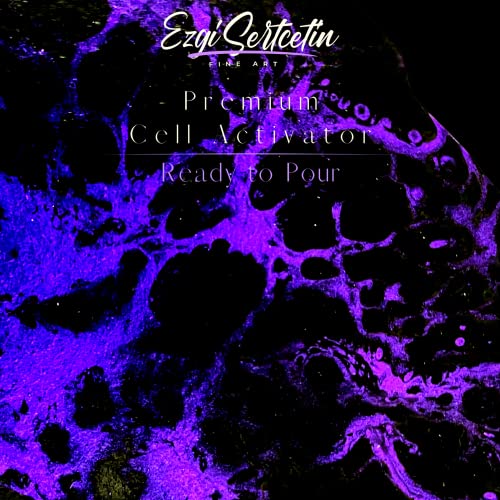 Cell Activator for Acrylic Pouring, Metallic Midnight Blue - color: Metallic Midnight Blue