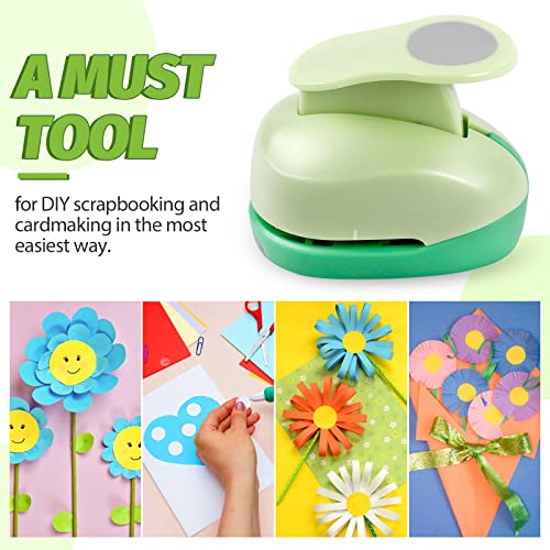 UCEC Paper Punch, 3 Inch XL Size Circle Punch Large Hole Puncher Paper Circles Craft Puncher Handmade Paper Punches for Crafting Scrapbooking Cards Arts Fun Projects Back to School Supplies - color: Circle, size: 3 Inch