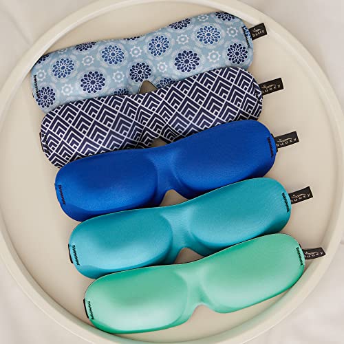 Bucky 40 Blinks No Pressure Eye Mask for Travel & Sleep - color: Sailor Blue