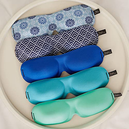 Bucky 40 Blinks No Pressure Eye Mask for Travel & Sleep - color: Sailor Blue