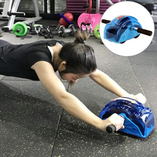 Ab Roller for Abs Workout - Abdominal Exercise Rollers with 4 Wheels, Muscle Exerciser for Women & Men